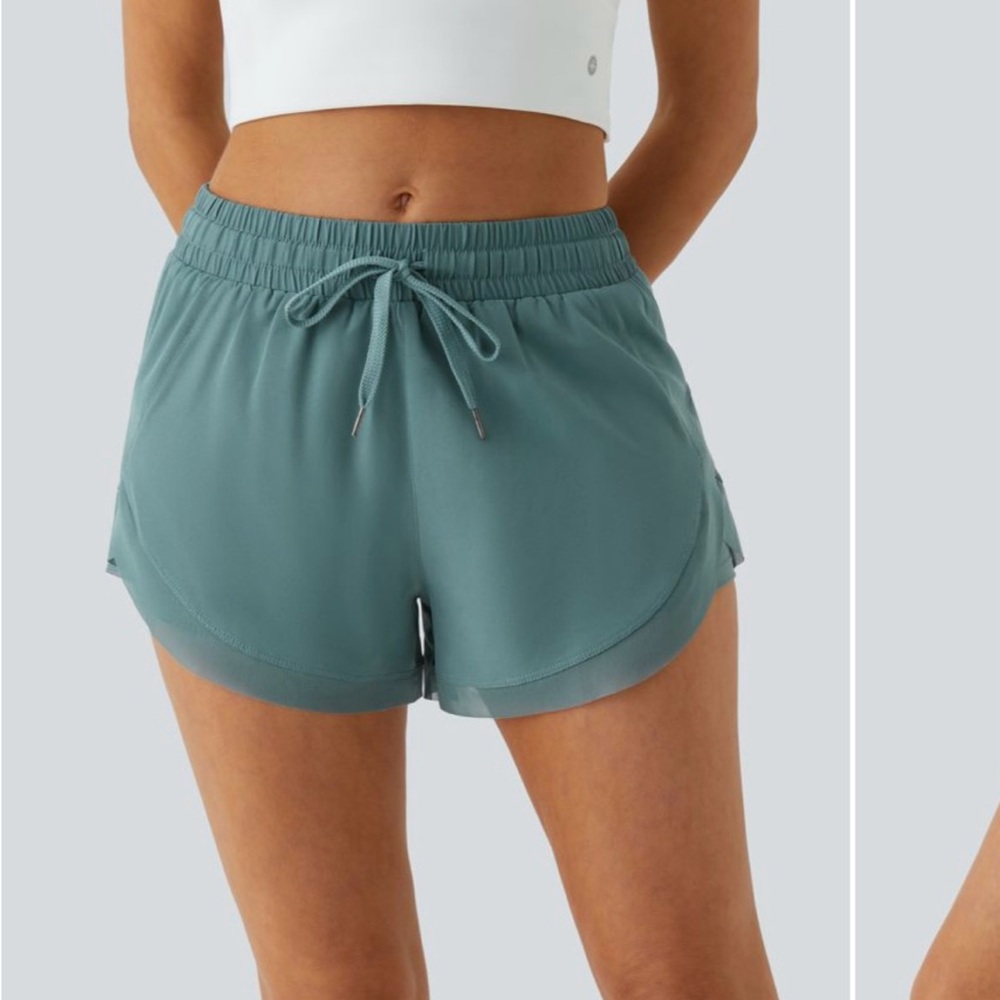 Halara Teal Athletic Shorts